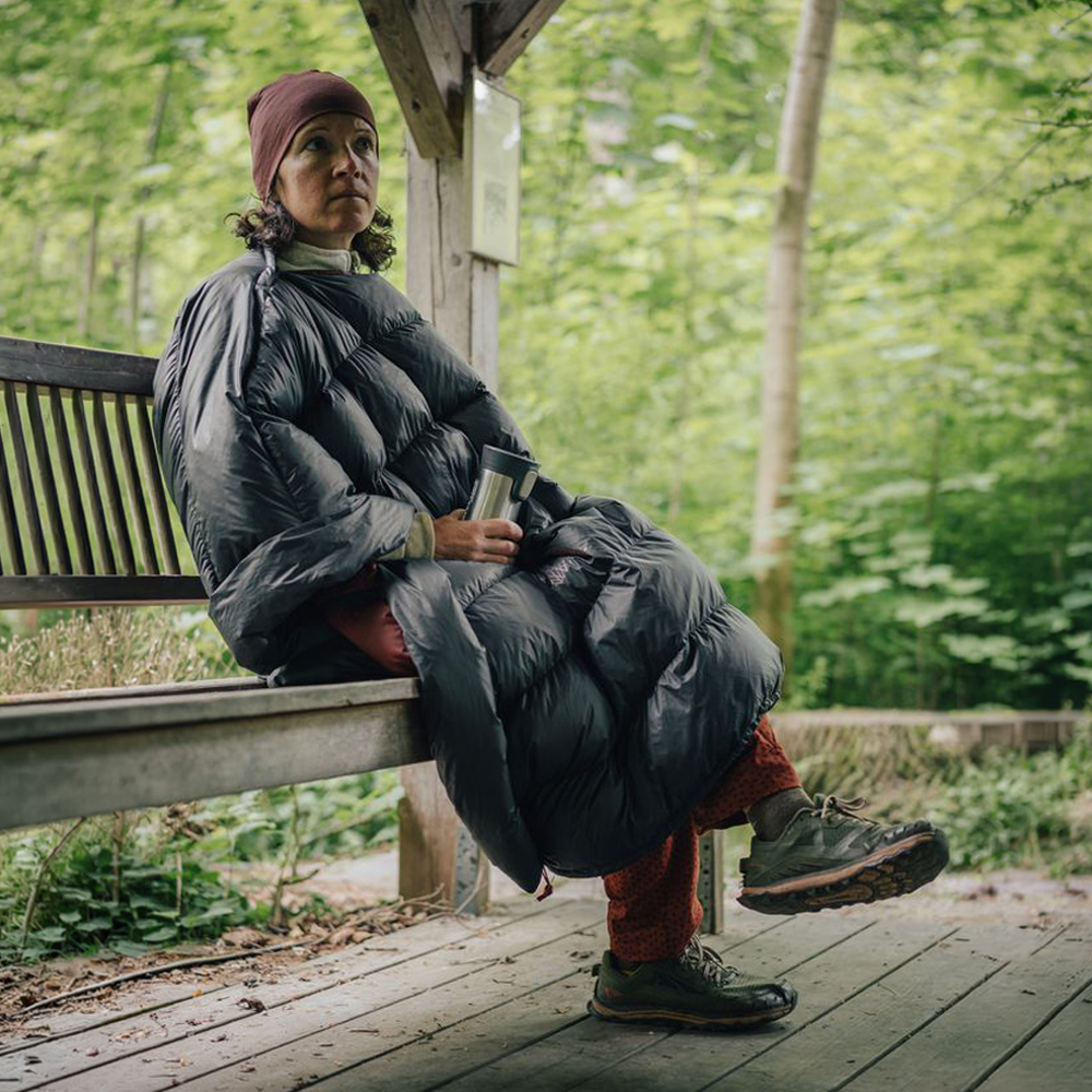 Patizon Multi Quilt 250 파티존 3계절 초경량 침낭 Jet Black / Fired Brick